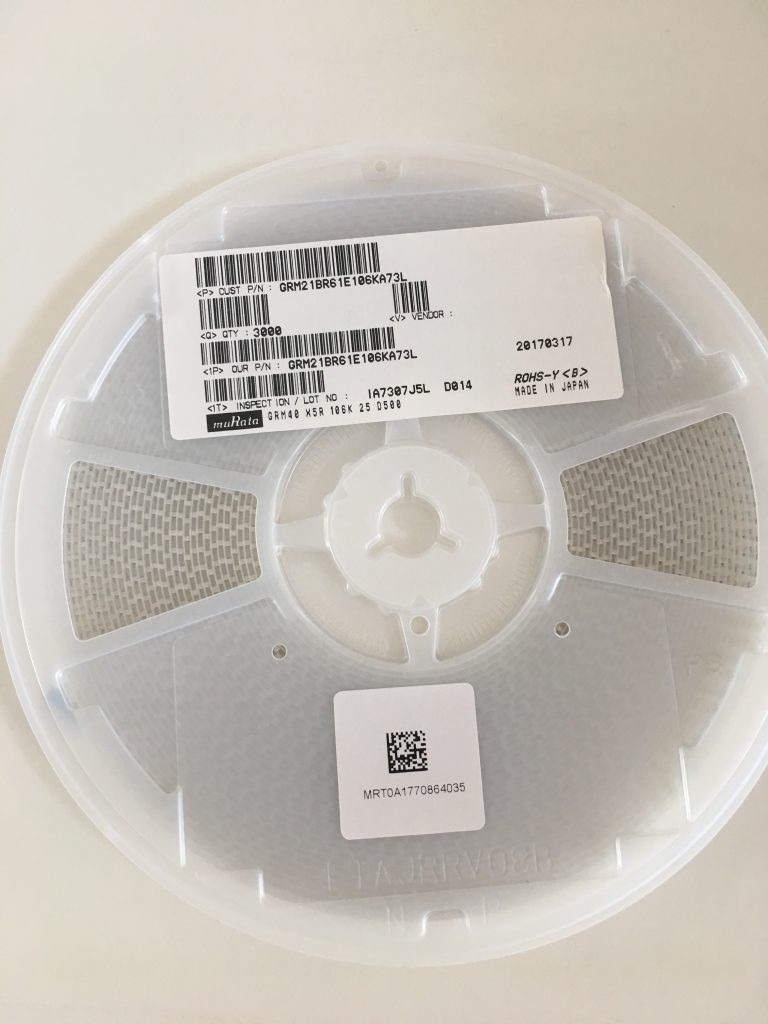 村田中国代理提供电容GRM155C71A105KE11D